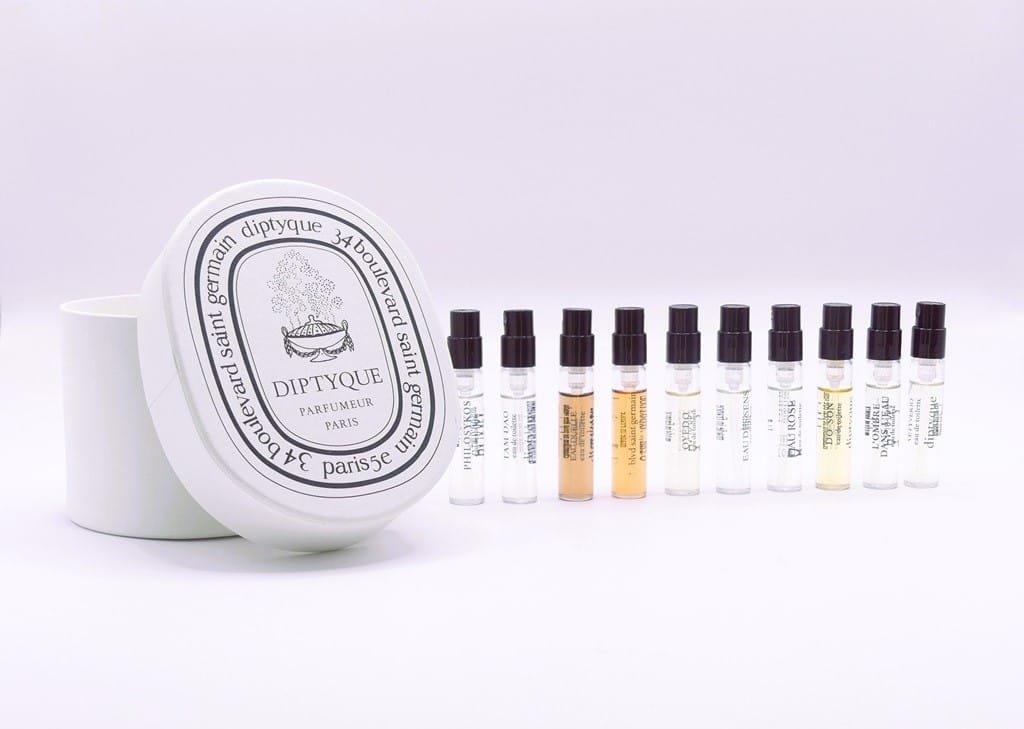 Diptyque (coffret 10 eaux de toilette)